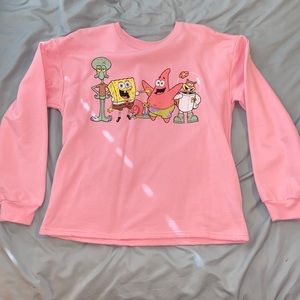 Never worn SpongeBob crew neck sweatshirt
